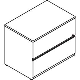 Lacasse Concept 400E Hard Rock Component, 2 x File Drawer(s)