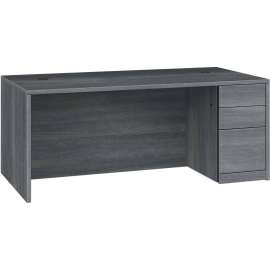 HON 10500 H105895R Pedestal Desk, 3 x Box, File Drawer(s) Right Side
