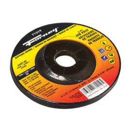 Forney 4-1/2 in. D X 7/8 in. Aluminum Oxide Metal Cutting Wheel 5 pk