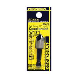 Eazypower Isomax 1/2 in. Tool Steel Countersink Bit 1 pc