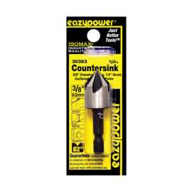 Eazypower Isomax 3/8 in. Tool Steel Countersink Bit 1 pc