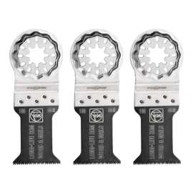 Fein Starlock 1-3/8 in. X 2 in. L Bi-Metal Saw Blade Set 3 pk