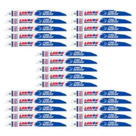 LENOX DEMOWOLF 9 in. Bi-Metal Reciprocating Saw Blade 10 TPI 25 pk