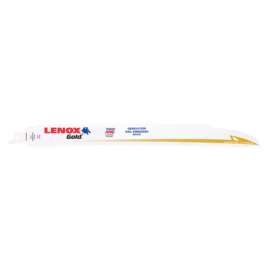 Lenox Gold 12 in. Bi-Metal Reciprocating Saw Blade 6 TPI 5 pk