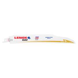 Lenox Gold 9 in. Bi-Metal Reciprocating Saw Blade 10 TPI 5 pk