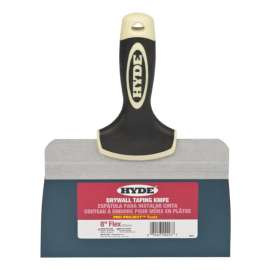 Hyde Pro Project Blue Steel Taping Knife 8 in. W X 10.3 in. L