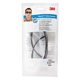 3M SecureFit Anti-Fog Safety Glasses Tinted Lens Black Frame 1 pc