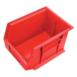 Quantum Storage 8-1/4 in. W X 6-3/4 in. H Tool Storage Bin Polypropylene 1 compartments Red