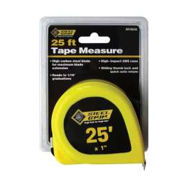 Steel Grip 25 ft. L X 1 in. W Tape Measure 1 pk