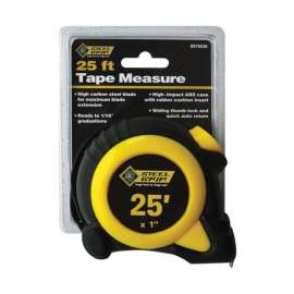 Steel Grip 25 ft. L X 1 in. W Tape Measure 1 pk