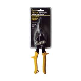 Steel Grip 10 in. Chrome Alloy Steel Straight Serrated Aviation Snips 1 pk