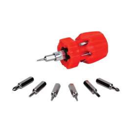 Performance Tool 7-in-1 Stubby Precision Driver Set 7 pc