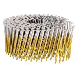 Metabo HPT 2-1/4 in. Wire Coil Stainless Steel Siding Nails 15 deg 3600 pk
