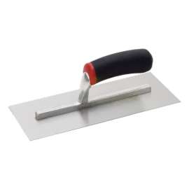 Hyde MaxxGrip 4-1/2 in. W X 11 in. L Carbon Steel V Notched Trowel