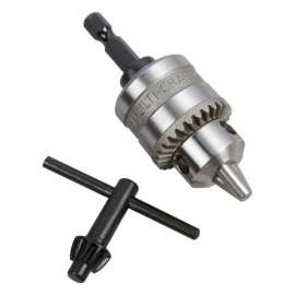 Jacobs 1/4 in. in. Chuck 1/4 in. 3-Flat Shank 1 pc