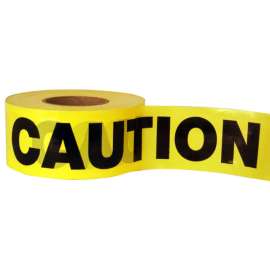 C.H. Hanson 1000 ft. L X 3 in. W Plastic Caution Barricade Tape Yellow