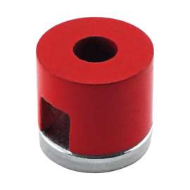 Magnet Source .375 Dia. in. L X .5 in. W Red Work Holding Magnet 1.5 lb. pull 1 pc