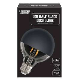 Feit Electric Deco Globe G25 E26 (Medium) LED Bulb Soft White 40 Watt Equivalence 1 pk