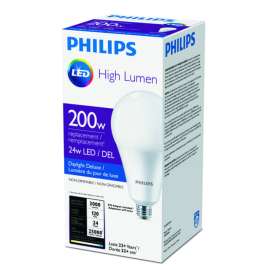 Philips A35 E26 (Medium) LED Bulb Daylight 200 Watt Equivalence 1 pk