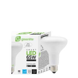 Greenlite BR30 E26 (Medium) Smart WiFi LED Bulb Soft White 65 Watt Equivalence 1 pk