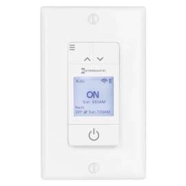 Intermatic Ascend Indoor 7 Day Programmable Wi-Fi Timer 120 V White