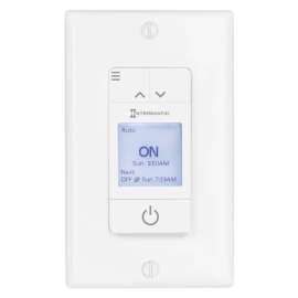Intermatic Ascend Indoor and Outdoor Heavy Duty 7 Day Programmable Timer 120 V White