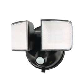 Halo Motion-Sensing Battery Powered LED Bronze Floodlight