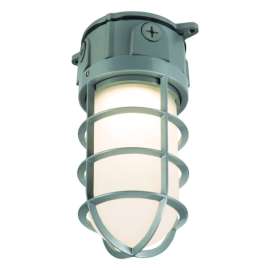 Lumark Vaportight Switch Hardwired LED Gray Area Light