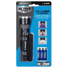 Dorcy Active Series 35 lm Black LED Cell Flashlight AAA Battery