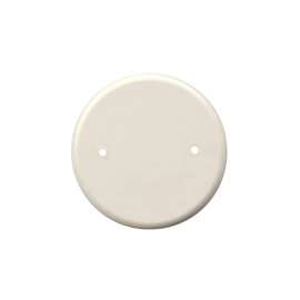 Allied Moulded Fiberglassbox Round Fiberglass 1 gang Ceiling Box Cover