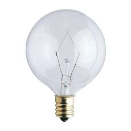 Westinghouse 60 W G16.5 Globe Incandescent Bulb E12 (Candelabra) Warm White 2 pk