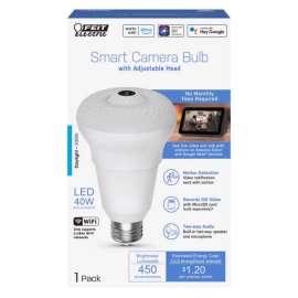 Feit Electric A23 E26 (Medium) LED Smart Bulb Daylight 40 Watt Equivalence 1 pk