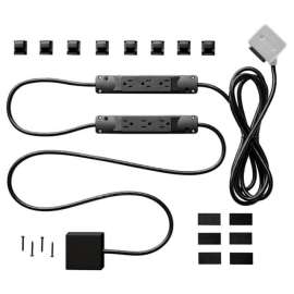 Charg 10 ft. L 7 outlets Surge Protector Black 1000 J