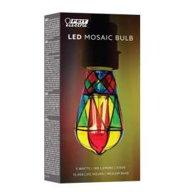 Feit Electric ST19 E26 (Medium) Filament LED Bulb Multi-Colored 25 Watt Equivalence 1 pk