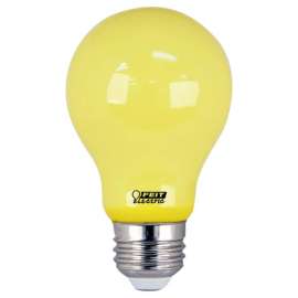 Feit Electric A19 E26 (Medium) LED Light Bulb Yellow 60 Watt Equivalence 1 pk