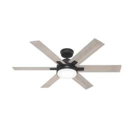 Hunter Fan Georgetown 52 in. Matte Black LED Indoor Ceiling Fan