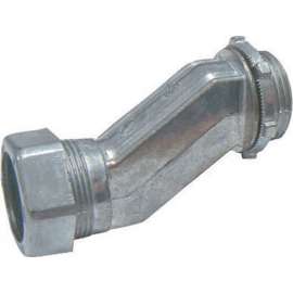 Sigma Engineered Solutions 1/2 in. D Die-Cast Zinc Offset Compression Connector For EMT 1 pk