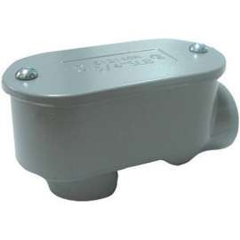 Sigma Engineered Solutions 1-1/2 in. D Die-Cast Aluminum Service Entrance Elbow For Rigid/IMC 1 pk