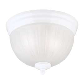 Westinghouse 6.75 in. H X 9.5 in. W X 9.5 in. L White Ceiling Fixture