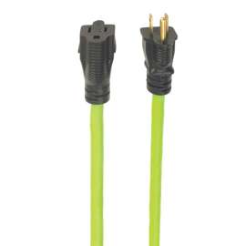 Woods Extreme Green Outdoor 25 ft. L Green Extension Cord 12/3 SJOW