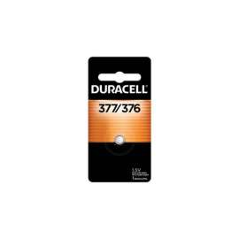 Duracell Silver Oxide 376/377 1.5 V 28 Ah Electronic/Watch Battery 1 pk