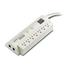 APC by Schneider Electric SurgeArrest Personal 7 Outlet w/Tel 120V, 7 x NEMA 5-15R, 840 J, 120 V AC Input