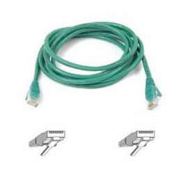 Belkin Cat5e Patch Cable - RJ-45 Male Network - RJ-45 Male Network - 10ft - Green