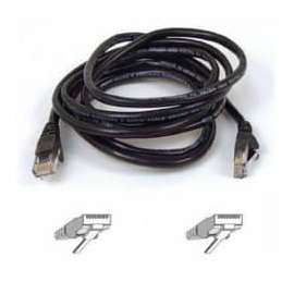 Belkin 18IN CAT5E BLACK PATCH CORD
