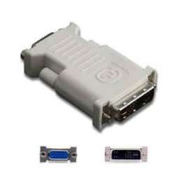 Belkin Pro Series DVI Adapter, 1 Pack, 1 x 24-pin DVI-I Video Male, 1 x 15-pin HD-15 Female