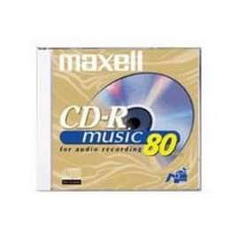 Maxell 40x Music CD-R Media, 700MB, 10 Pack