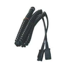 Poly Plantronics Telephone Extension Cable, Male Proprietary, Female Proprietary, 10ft, Black