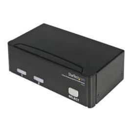 StarTech.com 2 Port Professional PS/2 KVM switch - PS/2 - 2 ports - 1 local user - 1U
