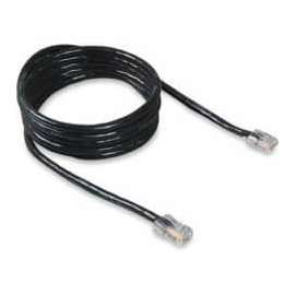 Belkin Cat 5E Patch Cable, RJ-45 Male, RJ-45 Male, 7ft, Black