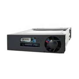 Cremax Icy Dock MB123SK-1B SATA II Enclosure, 1 x 3.5", 1/3H Internal Hot-swappable, Internal, Black